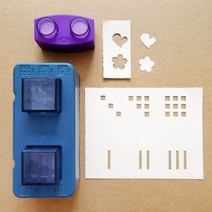 LOT 2 CREATIVE MEMORIES Geometric Multimaker, Friendship Paper Punch RETIRED